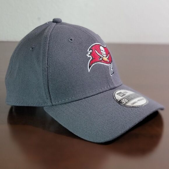 New Era NFL Tampa Bay Bucaneers 39Thirty 3930 Gray Baseball Dad Hat Cap Unisex - Picture 2 of 10